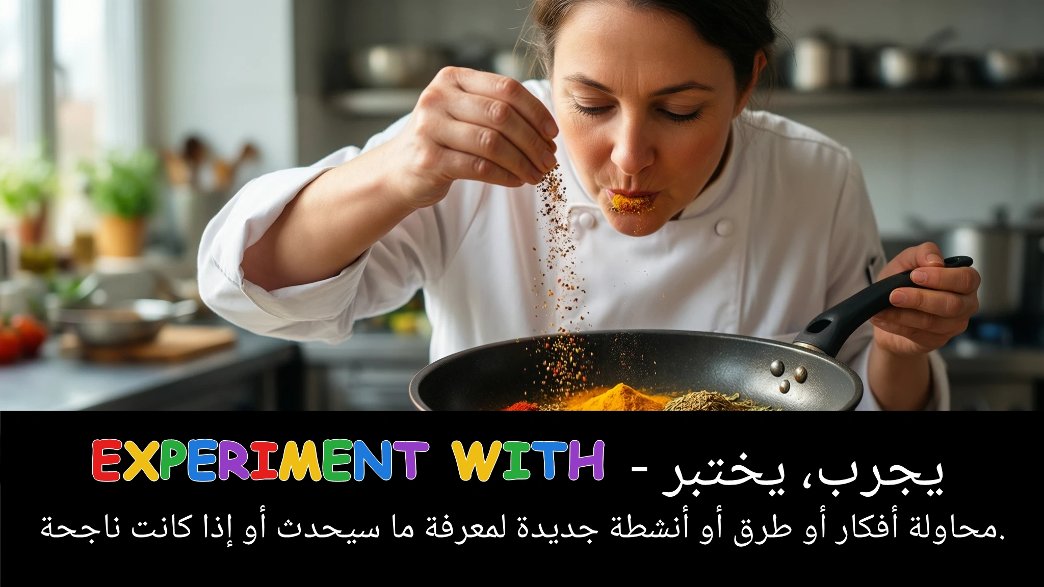 Arabic Illustration for experiment with